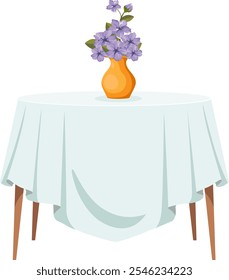 there is a vase of flowers on the table with no background