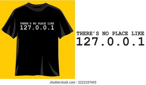 There's no place like, Graphic t-shirt design, typography slogan with cartoon text ,vector illustration for t-shirt.