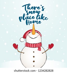 Snowman Drawing Images Stock Photos Vectors Shutterstock