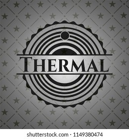 Thermal black badge