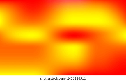 Thermal bright red and yellow gradient background. abstract heat map colorful design illustration template