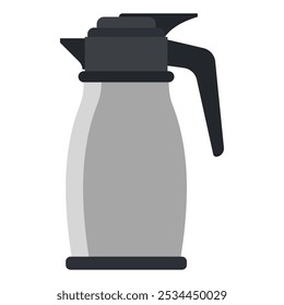 Thermal carafe vector cartoon illustration isolated on a white background.