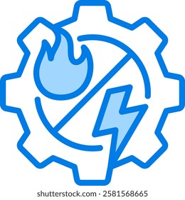 Thermal Icon Element For Design