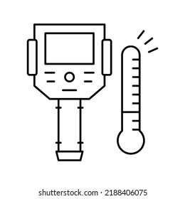 Thermal Imager Line Icon Vector Thermal Stock Vector (Royalty Free ...