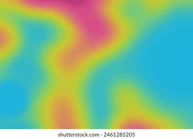 Thermal map abstract gradient cold and warm color background with infrared blurred pattern. Retro faded acid neon social media poster, stories highlight templates for digital marketing for stories.