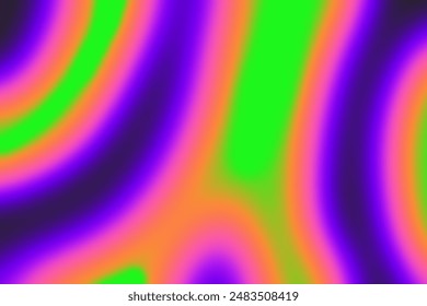 Thermal map abstract gradient cold and warm color background with infrared blurred pattern. Retro faded acid neon social media poster, stories highlight templates for digital marketing for stories.