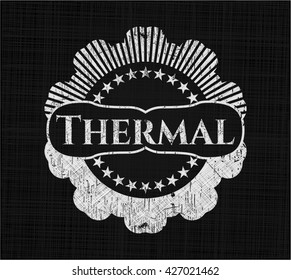 Thermal on blackboard