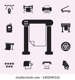 thermal printer icon. Print house icons universal set for web and mobile