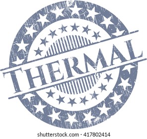 Thermal rubber grunge seal