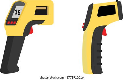 Der Thermische Scanner scannt den Körper