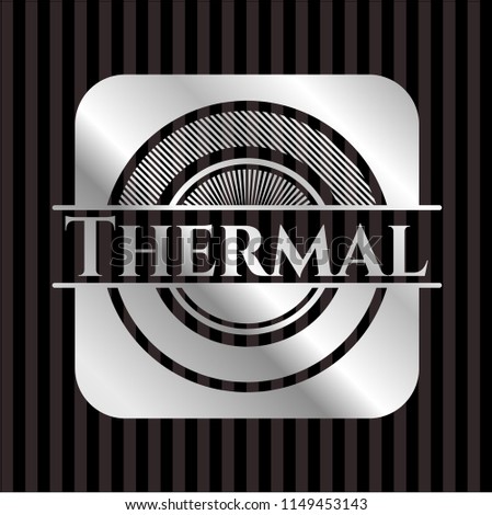 Thermal silver emblem