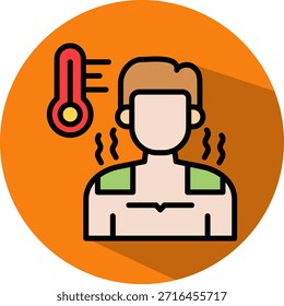 Ilustração do vetor isométrico do ícone da terapia térmica
