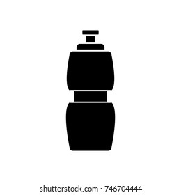 Thermo bottle isolated