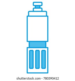 Thermo bottle isolated