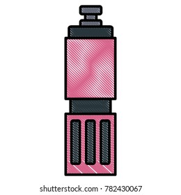 Thermo bottle isolated
