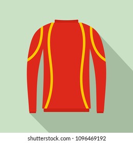 Thermo clothes icon. Flat illustration of thermo clothes vector icon for web design