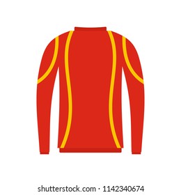 Thermo clothes icon. Flat illustration of thermo clothes vector icon for web isolated on white