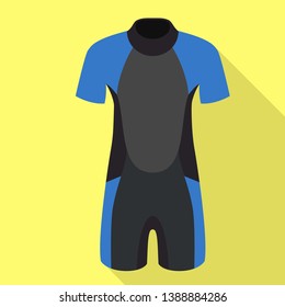 Thermo clothes icon. Flat illustration of thermo clothes vector icon for web design
