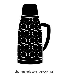Thermo drink bottle icon vector illustration graphic design