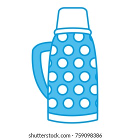 Thermo drink bottle icon vector illustration graphic design