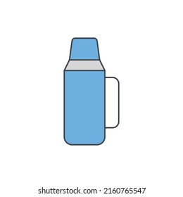 vacuum flask or Thermo flask diagram vector image 21669358 Vector Art at  Vecteezy