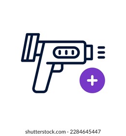 thermo gun icon for your website design, logo, app, UI.