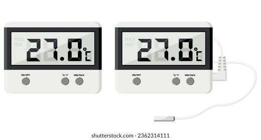 thermo hygrometer used determine humidity, measure temperature and humidity at the same time.To know the humidity and temperature levels in environment in room or area. to control and measure record