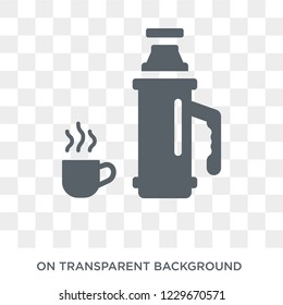 Thermo icon. Thermo design concept from Camping collection. Simple element vector illustration on transparent background.
