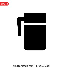 Thermo icon or logo isolated sign symbol vector illustration - high quality black style vector icons
