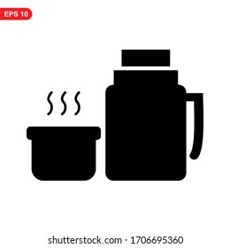 Thermo icon or logo isolated sign symbol vector illustration - high quality black style vector icons
