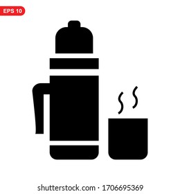 Thermo icon or logo isolated sign symbol vector illustration - high quality black style vector icons

