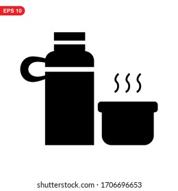 Thermo icon or logo isolated sign symbol vector illustration - high quality black style vector icons
