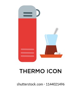 Thermo icon vector isolated on white background for your web and mobile app design, Thermo logo concept