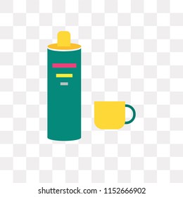 Thermo vector icon isolated on transparent background, Thermo logo concept