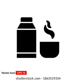 Thermo vector icon isolated on white background, Thermo logo concept