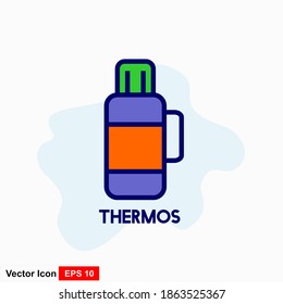 Thermo vector icon isolated on transparent background, Thermo logo concept