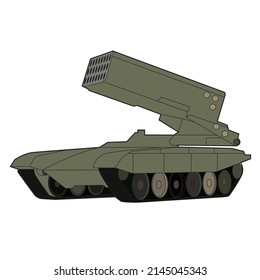 diseño de vectores de tanques blindados termobáricos