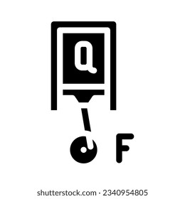 thermodynamics principles mechanical engineer glyph icon vector. thermodynamics principles mechanical engineer sign. isolated symbol illustration