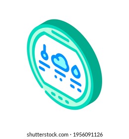 thermohygrometer tool isometric icon vector. thermohygrometer tool sign. isolated symbol illustration