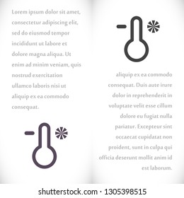 thermomete Vector icon