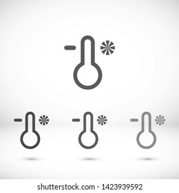 thermomete Vector icon . Lorem Ipsum Illustration design