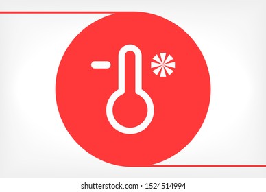 thermomete Vector icon . Lorem Ipsum Illustration design
