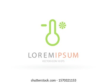 thermomete Vector icon . Lorem Ipsum Illustration design