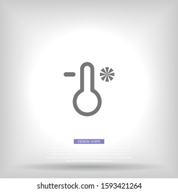 thermomete Vector icon . Lorem Ipsum Illustration design