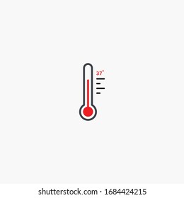 thermometer body temperature measurement tool icon