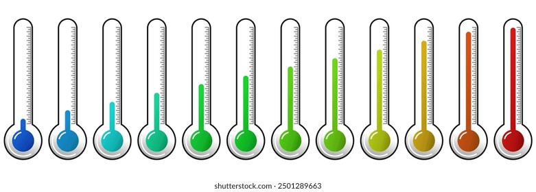 Thermometer climate control, weather change Temperature measurement. icon symbol