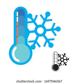 Thermometer cold icon - From forecast, Climate and Meteorology icons, widget icons