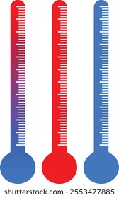 Thermometer Colorful Vector Illustration Design (Version: 02)