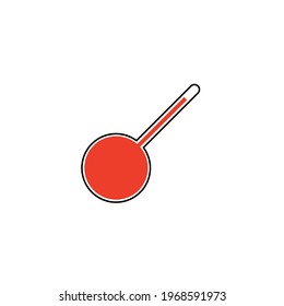 Thermometer Concept Icon Vector Illustration Design eps10