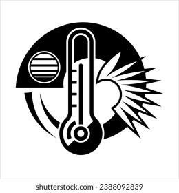 Thermometer Creative Stylish, Weather Temperature Meter Vector Art Illustration